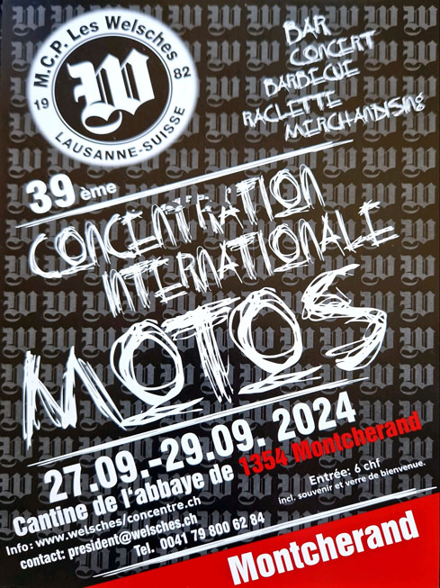 Flyer Concentration Internationale Welsches Montcherand 2024